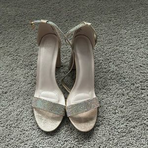 Colorful bedazzled heels! Size 10